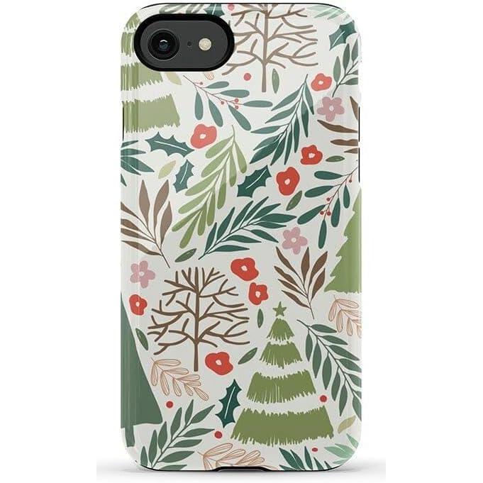 imageCasely iPhone SE 2020 amp 2022 Case  Hibiscus Blooms  Hawaiian Floral  Essential Slim DualLayer Protective Case DesignUnder the Mistletoe  Holiday