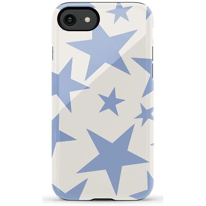imageCasely iPhone SE 2020 amp 2022 Case  Stars Align  Blue amp White Stars  Essential Slim DualLayer Protective Design