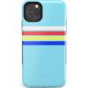 Teal Rainbow Stripes Color Block