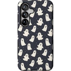 Casely Galaxy S25 Case | Oasis | Pura Vida Floral | Compatible with MagSafe | Bold Protective Design(All Boos No Bite | Friendly Ghost)