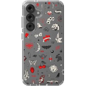 Casely Galaxy S25 Case | Oasis | Pura Vida Floral | Compatible with MagSafe | Bold Protective Design(Not a Phase | Clear Flash Tattoo)