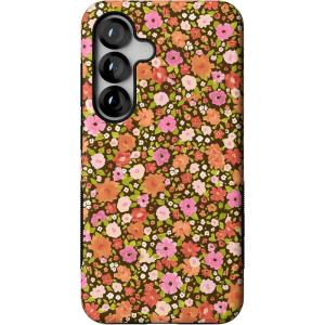Casely Galaxy S25 Case | Oasis | Pura Vida Floral | Compatible with MagSafe | Bold Protective Design(Rustic Roses | Boho Bouquet)