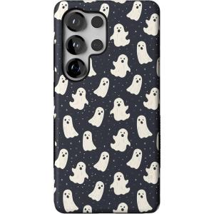Casely Galaxy S25 Ultra Case | Chateau Pups | French Dog | Compatible with MagSafe | Bold Protective Design(All Boos No Bite | Friendly Ghost)