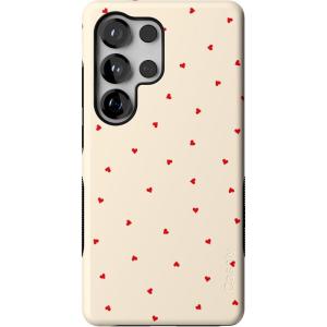 Casely Galaxy S25 Ultra Case | Chateau Pups | French Dog | Compatible with MagSafe | Bold Protective Design(Be Mine | Tiny Hearts)