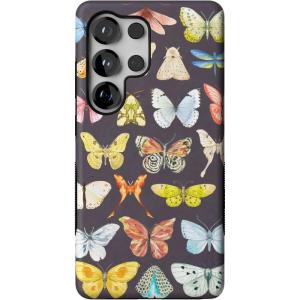Casely Galaxy S25 Ultra Case | Chateau Pups | French Dog | Compatible with MagSafe | Bold Protective Design(Midnight Monarch | Jenna Palek x Casely)