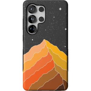 Casely Galaxy S25 Ultra Case | Chateau Pups | French Dog | Compatible with MagSafe | Bold Protective Design(Night Skies | Mountain Starlight)
