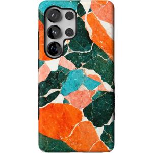 Casely Galaxy S25 Ultra Case | Chateau Pups | French Dog | Compatible with MagSafe | Bold Protective Design(Of Quartz! | Sculpted Marble)
