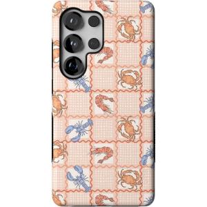 Casely Galaxy S25 Ultra Case | Chateau Pups | French Dog | Compatible with MagSafe | Bold Protective Design(On the Cape | Coastal Summer)