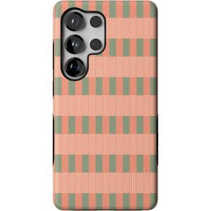 Casely Galaxy S25 Ultra Case | Chateau Pups | French Dog | Compatible with MagSafe | Bold Protective Design(Palm Beach | Grand Cabana)