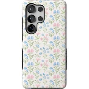 Casely Galaxy S25 Ultra Case | Chateau Pups | French Dog | Compatible with MagSafe | Bold Protective Design(Pastel Garden | Sunday Best)