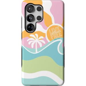 Casely Galaxy S25 Ultra Case | Chateau Pups | French Dog | Compatible with MagSafe | Bold Protective Design(Pura Vida | Tropical Dreams)