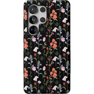 Casely Galaxy S25 Ultra Case | Chateau Pups | French Dog | Compatible with MagSafe | Bold Protective Design(Secret Garden | Mixed Floral)