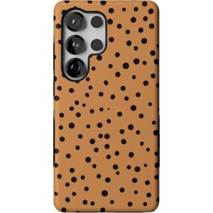 Casely Galaxy S25 Ultra Case | Chateau Pups | French Dog | Compatible with MagSafe | Bold Protective Design(Spot On | Dotted Animal Print)