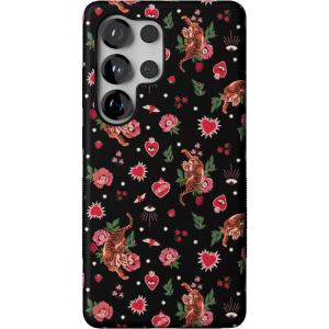 Casely Galaxy S25 Ultra Case | Chateau Pups | French Dog | Compatible with MagSafe | Bold Protective Design(Wild at Heart | Tiger)