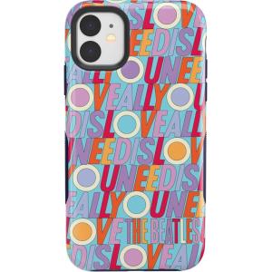 Casely iPhone 11 Case | Vida y Muerte | Frida Kahlo Dotted Skull Case(Beatles | All You Need Is Love)