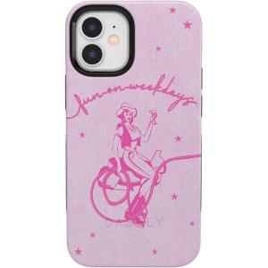 Casely iPhone 11 Case | Vida y Muerte | Frida Kahlo Dotted Skull Case(Denim Cowgirl | Fun on Weekdays)