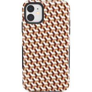 Casely iPhone 11 Case | Vida y Muerte | Frida Kahlo Dotted Skull Case(Step It Up | Abstract Geo)