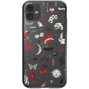 Casely iPhone 11 Case | You’re Dope | Retro Colorblock | Classic Ultra Slim Design(Not a Phase | Clear Flash Tattoo)