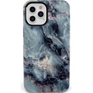 Casely iPhone 11 Pro Case | Flower My World | Ocean Blue Floral | Bold Protective Design(Blue Marble)