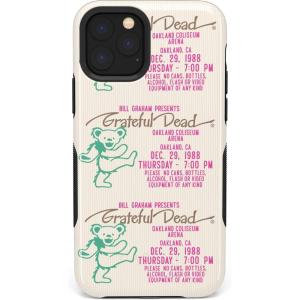 Casely iPhone 11 Pro Case | Flower My World | Ocean Blue Floral | Bold Protective Design(Grateful Dead | Miracle Ticket | Vintage)