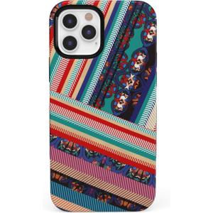 Casely iPhone 11 Pro Case | Flower My World | Ocean Blue Floral | Bold Protective Design(Layered Patchwork)