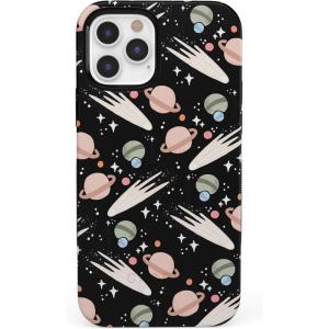 Casely iPhone 11 Pro Case | Flower My World | Ocean Blue Floral | Bold Protective Design(To The Moon & Back | Outer Space)