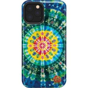 Casely iPhone 11 Pro Case | Flower My World | Ocean Blue Floral | Bold Protective Design(Veneta Tapestry | Grateful Dead Tie Dye)