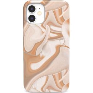 Casely iPhone 12 Mini Case | Desert Daze | Peachy Cactus | Classic Ultra Slim Design(Caramel Delight | Marble Swirl)