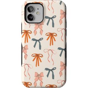 Casely iPhone 12 Mini Case | Gourdy Girlie | Harvest Bows | Compatible with MagSafe | Bold Protective Design