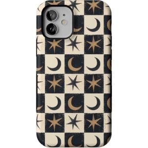 Casely iPhone 12 Mini Case | Mystic Moonstar | Black Celestial | Compatible with MagSafe | Bold Protective Design