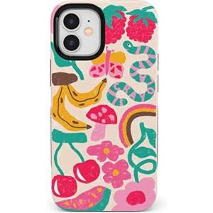 Casely iPhone 12 Mini Case | Viva La Vida | Frida Kahlo Collage | Compatible with MagSafe | Bold Protective Design(Crayola | Doodle Bug | Crayola Crayon)