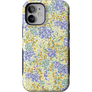 Casely iPhone 12 Mini Case | Viva La Vida | Frida Kahlo Collage | Compatible with MagSafe | Bold Protective Design(Dream Garden | Cottagecore)