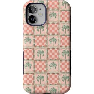 Casely iPhone 12 Mini Case | Viva La Vida | Frida Kahlo Collage | Compatible with MagSafe | Bold Protective Design(Palm Beach | The Social Club)