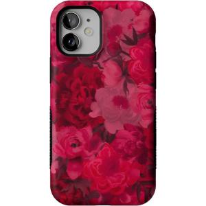 Casely iPhone 12 Mini Case | Viva La Vida | Frida Kahlo Collage | Compatible with MagSafe | Bold Protective Design(Romance Novel | Moody Floral)