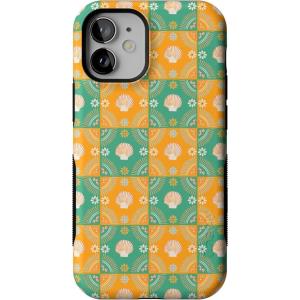 Casely iPhone 12 Mini Case | Viva La Vida | Frida Kahlo Collage | Compatible with MagSafe | Bold Protective Design(Sea La Vie | Dippin’ Daisy’s Tropical Vacation)