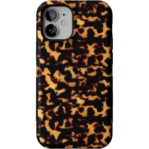 Casely iPhone 12 Mini Case | Viva La Vida | Frida Kahlo Collage | Compatible with MagSafe | Bold Protective Design(Shell Shocked | Tortoise Print)