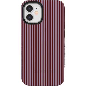 Casely iPhone 12 Mini Case | Viva La Vida | Frida Kahlo Collage | Compatible with MagSafe | Bold Protective Design(Stripes and the City | Tiny Pinstripe)