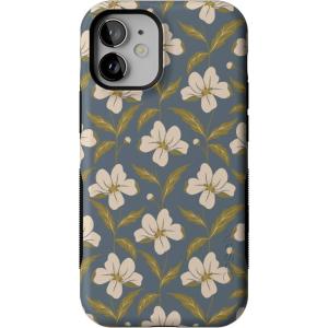 Casely iPhone 12 Mini Case | Viva La Vida | Frida Kahlo Collage | Compatible with MagSafe | Bold Protective Design(The Boyfriend Collection | Lei’d Back)