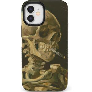 Casely iPhone 12 Mini Case | Viva La Vida | Frida Kahlo Collage | Compatible with MagSafe | Bold Protective Design(Van Gogh | After Hours | Skeleton)