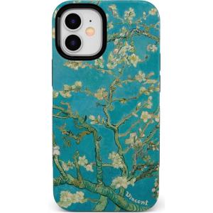 Casely iPhone 12 Mini Case | Viva La Vida | Frida Kahlo Collage | Compatible with MagSafe | Bold Protective Design(Van Gogh | Blue Awakening | Almond Blossom)