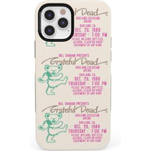 Casely iPhone 12 Pro Max Case | Denim Cowgirl | Fun on Weekdays | Compatible with MagSafe | Bold Protective Case Design(Grateful Dead | Miracle Ticket | Vintage)