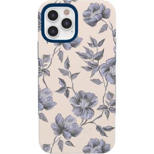 Casely iPhone 12 Pro Max Case | Denim Cowgirl | Fun on Weekdays | Compatible with MagSafe | Bold Protective Case Design(Ink & Iris | Vintage Floral)