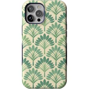 Casely iPhone 12 Pro Max Case | Denim Cowgirl | Fun on Weekdays | Compatible with MagSafe | Bold Protective Case Design(Palm Beach | Palm Royale)