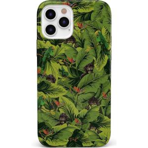 Casely iPhone 12 Pro Max Case | Vida y Muerte | Frida Kahlo Dotted Skull Case(Frida Kahlo | Sneaky Monkeys | Jungle Floral)