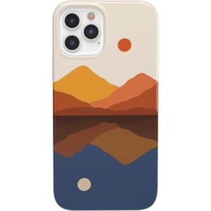 Casely iPhone 12/12 Pro Case | Spring Forward | Daisy Floral | Classic Ultra-Slim Design(Opposites Attract | Day & Night Mountains)