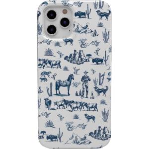 Casely iPhone 12/12 Pro Case | Spring Forward | Daisy Floral | Classic Ultra-Slim Design(Wild West Adventure | Desert)
