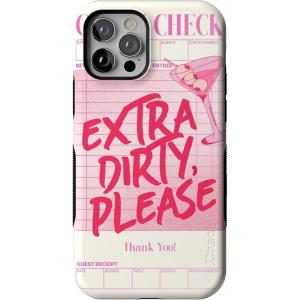 Casely iPhone 12/12 Pro Case | Tropical Dreams | Pura Vida | Compatible with MagSafe | Bold Protective Design(Extra Dirty Please | Fun on Weekdays)