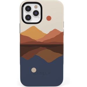 Casely iPhone 12/12 Pro Case | Tropical Dreams | Pura Vida | Compatible with MagSafe | Bold Protective Design(Opposites Attract | Day & Night Mountains)