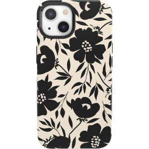 Casely iPhone 13 Case | Field of Flowers | Pastel Floral | Compatible with MagSafe | Bold Protective Design(Dark Fantasy | Floral)