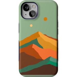 Casely iPhone 13 Case | Field of Flowers | Pastel Floral | Compatible with MagSafe | Bold Protective Design(Endless Peaks | Colorblock Mountain)